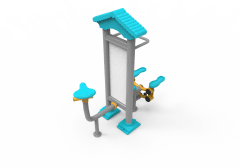 Oturarak Bel Cevirme ve Step Aleti PF-208 | Dış Mekan Spor Aletleri | Erse Kent Mobilyaları